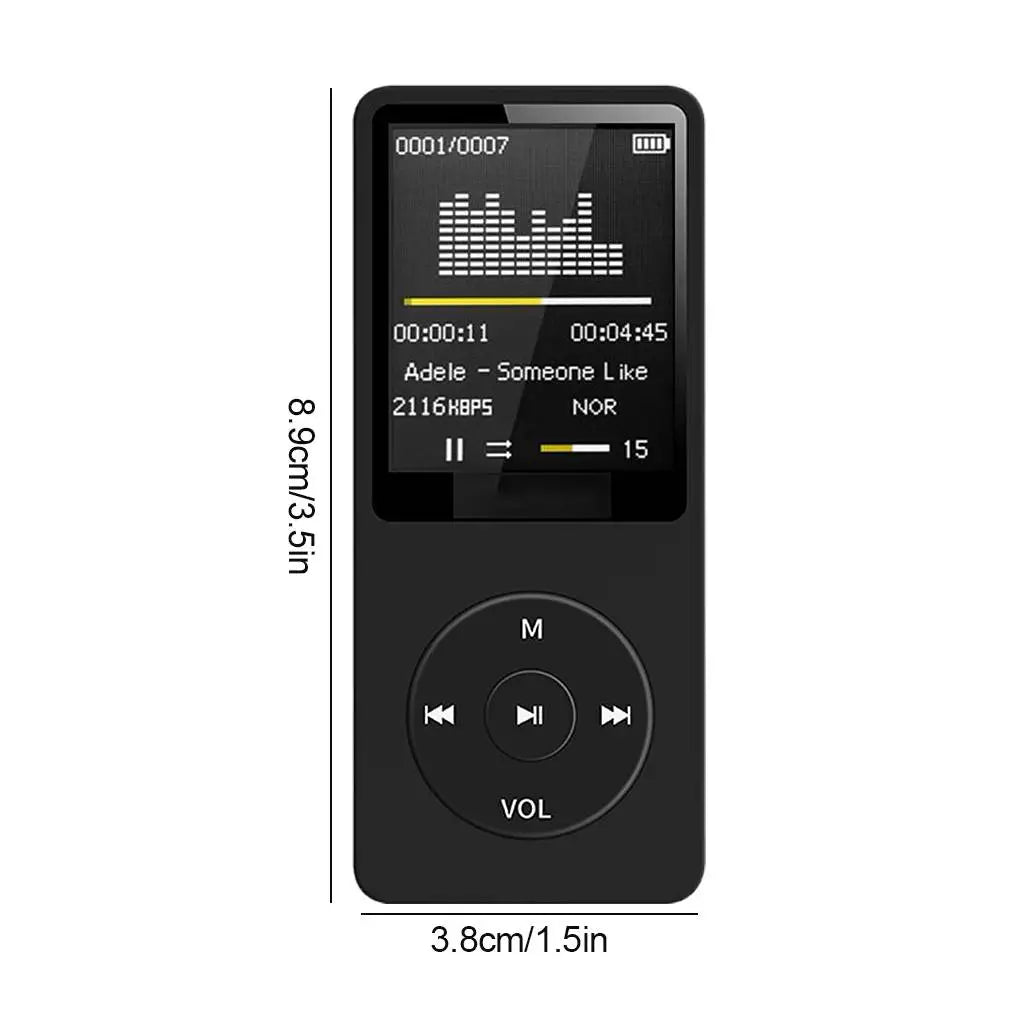Retro MP3 Player with FM Radio | Portable Lossless Music Player