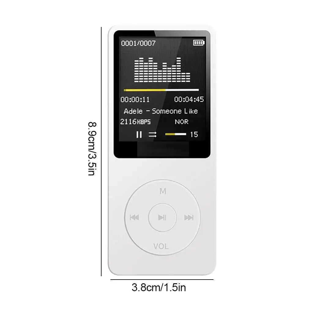Retro MP3 Player with FM Radio | Portable Lossless Music Player