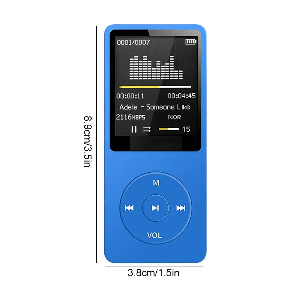Retro MP3 Player with FM Radio | Portable Lossless Music Player