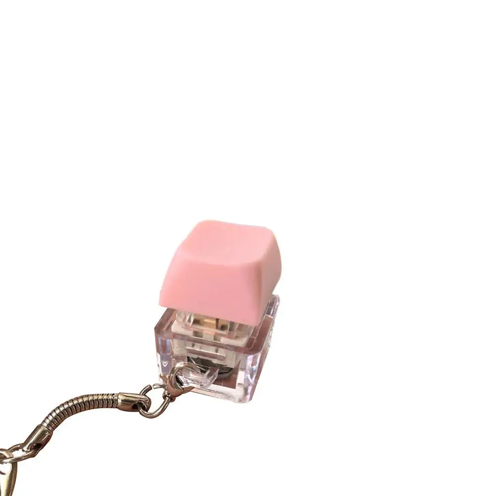 Keyboard Fidget Keychain | Portable Mechanical Click Toy