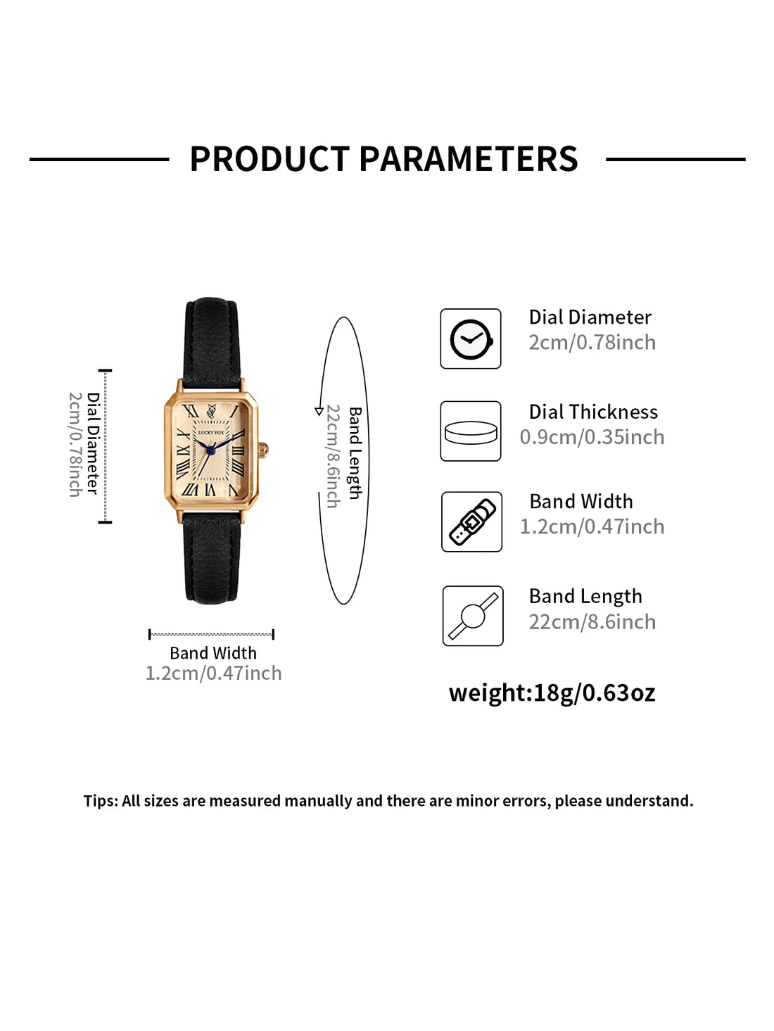 Vintage Square Leather Watch for Women – Retro Digital Quartz Wristwatch