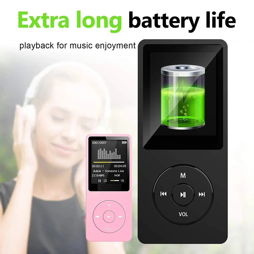 Retro MP3 Player with FM Radio | Portable Lossless Music Player