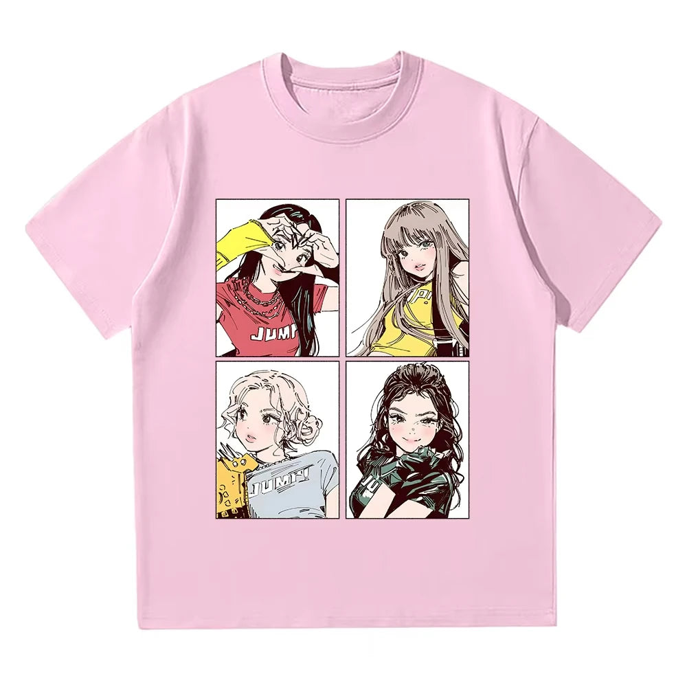 BLACKPINK Y2K Graphic Tee | Vintage Kpop Oversized T-Shirt Women