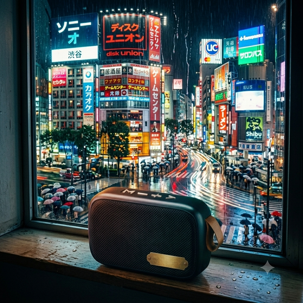 Retro tech and vintage electronics – mini Bluetooth speaker