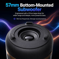 2026 Portable Wireless Soundbar Bluetooth 5.0 Home Theater TWS Speaker Hi-Fi Acoustic Breathing Lamp Subwoofer for Android & IOS