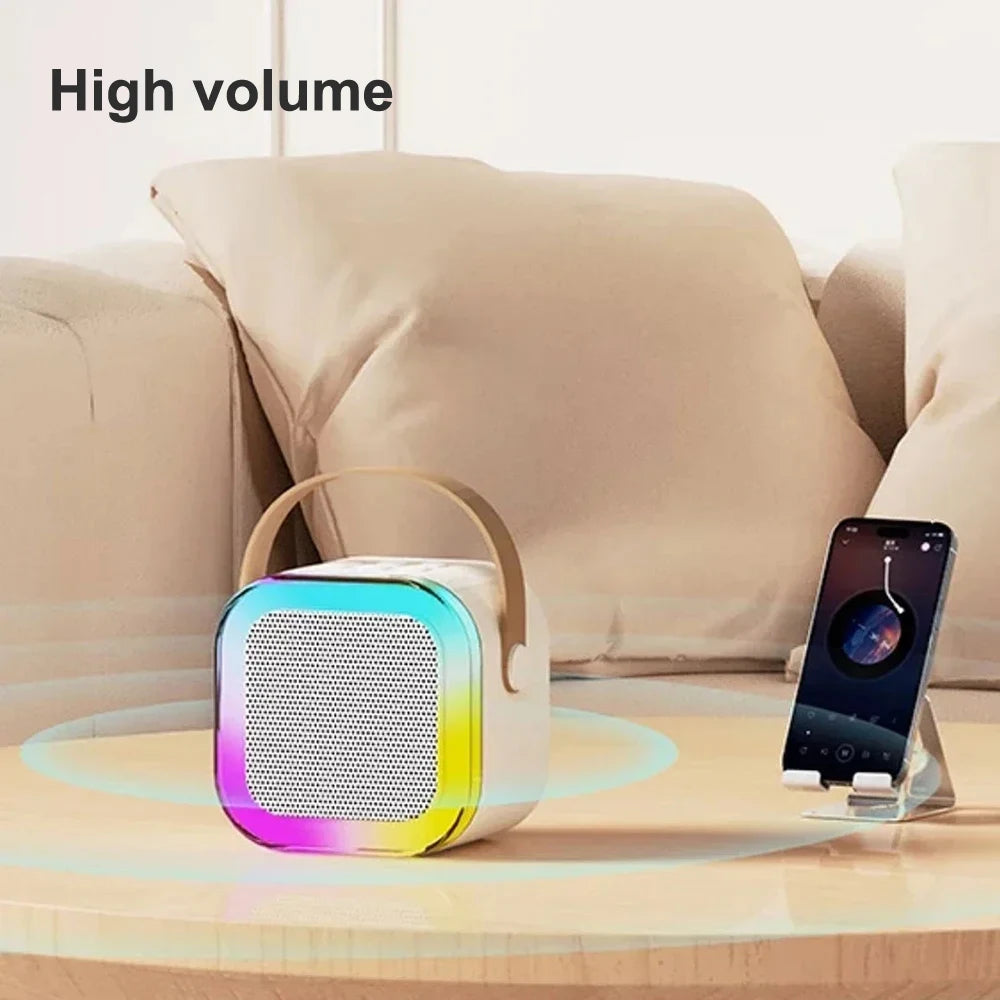 Wireless Karaoke Microphone with Bluetooth Speaker | Portable Singing Mic