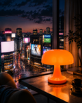 Mushroom LED Table Lamp | Retro Nordic Design – Bedside Décor Light