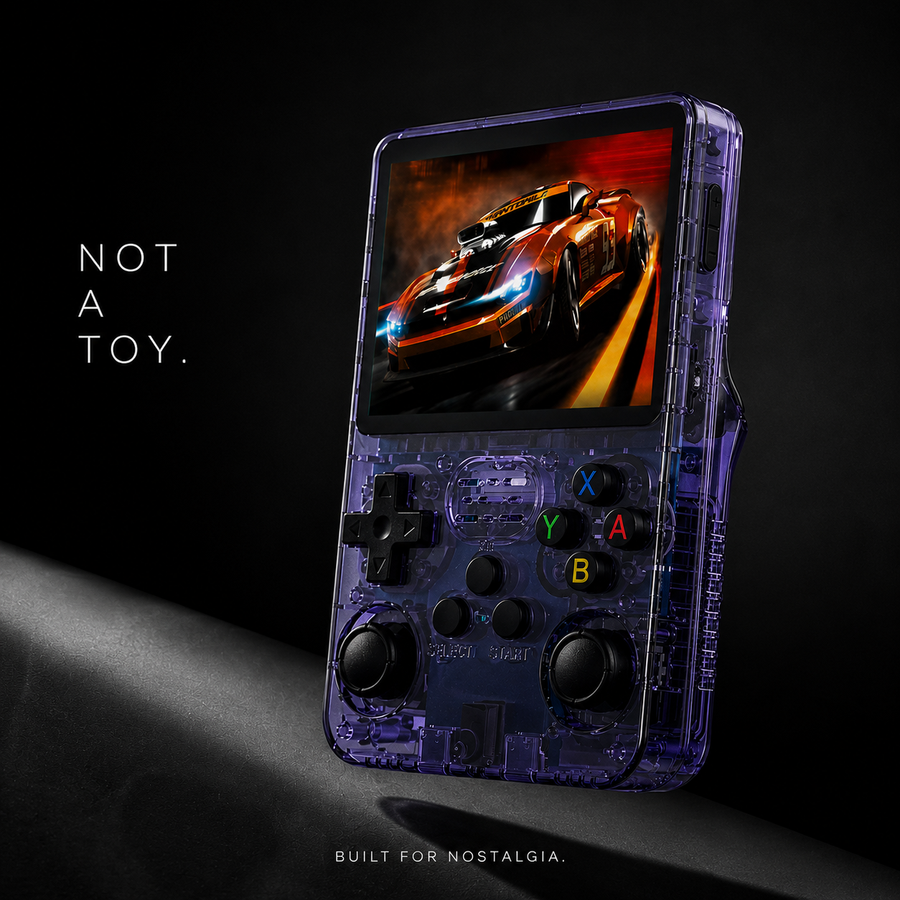 R36S Retro Game Console Arkos System 3.5" IPS Screen Portable Pocket Player 64GB 15000+128G 20000+ Games best Boy gifts