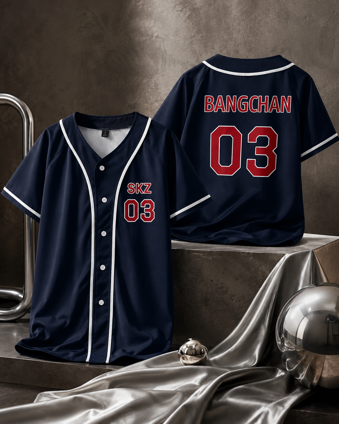 Y2K KPOP Baseball Jersey | Oversized Graphic Streetwear Tee – Unisex