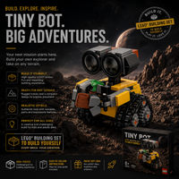 Sci-Fi Movie Robot Wall E MOC Building Blocks Dolls Space Mecha MOC Bricks Action Figure Toys Adult Children Birthday Gifts DIY
