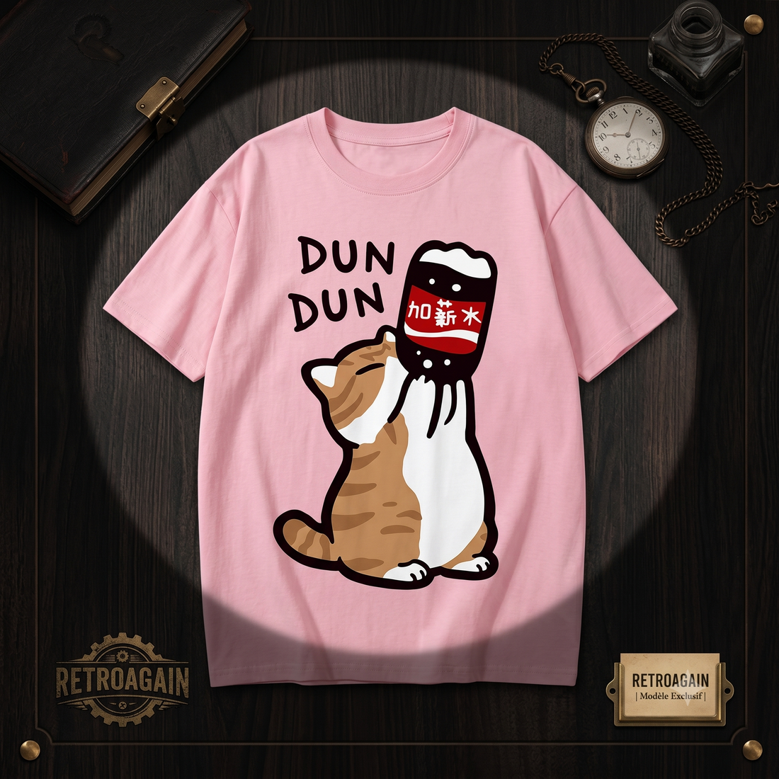 Funny Cat Graphic T-Shirt | Oversized Kawaii Vintage Tee Women