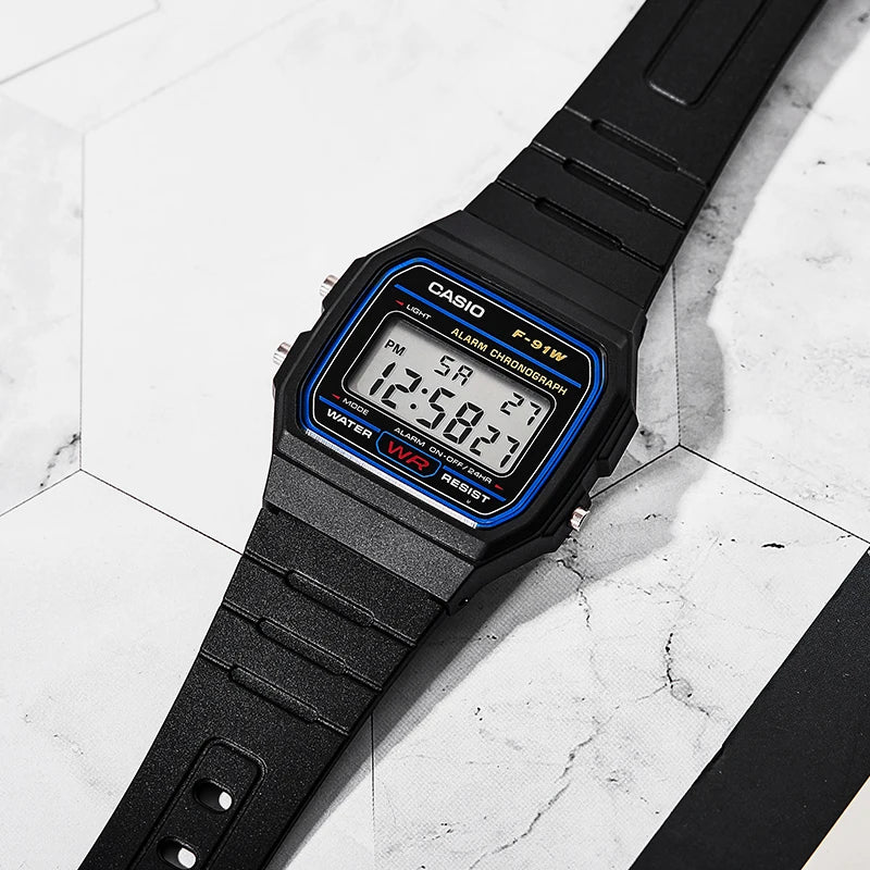 Casio F-91W Digital Watch | Classic Waterproof Sports Watch