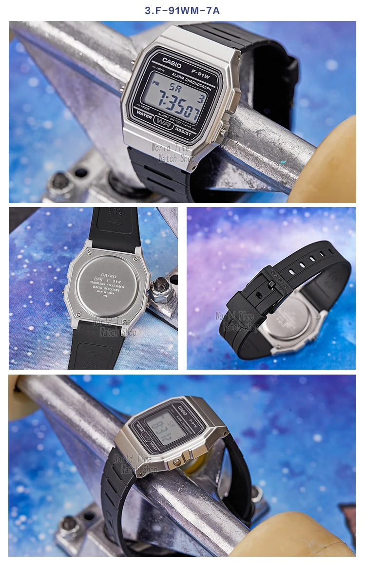 Casio F-91W Digital Watch | Classic Waterproof Sports Watch