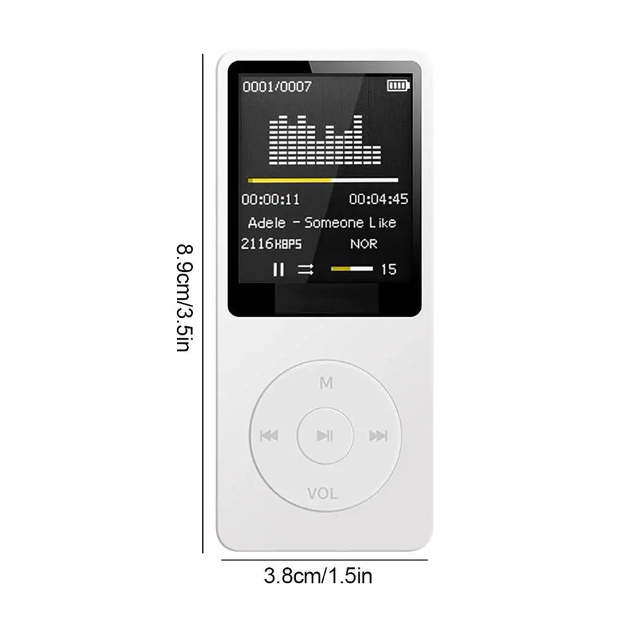 Retro MP3 Player with FM Radio | Portable Lossless Music Player