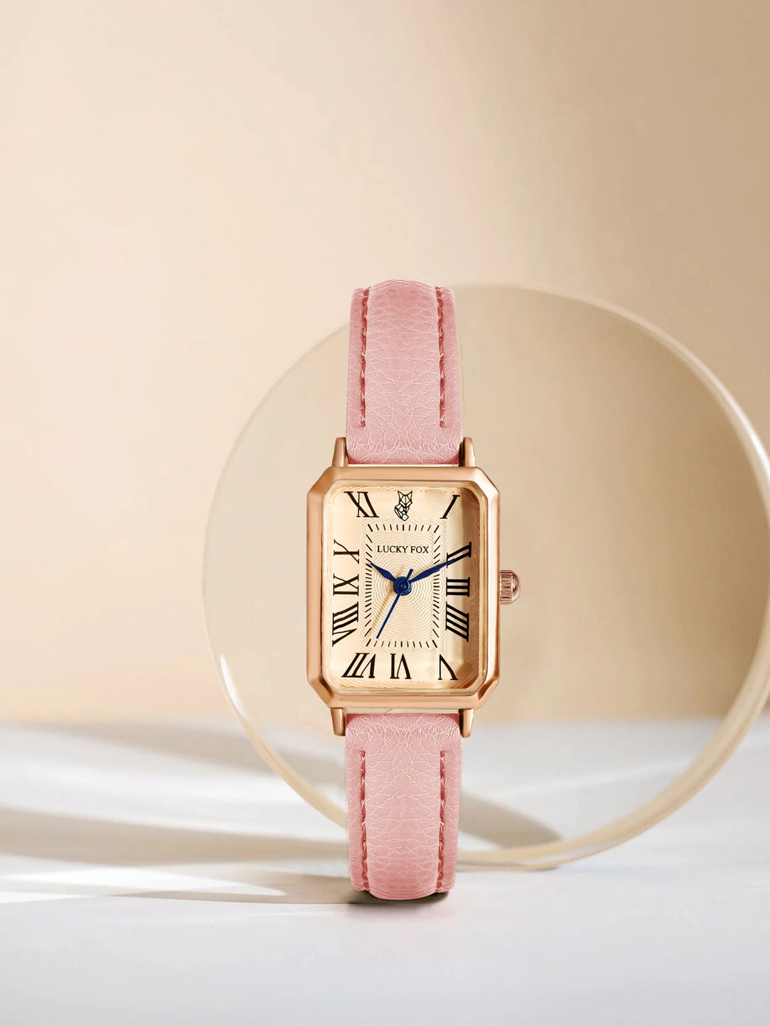 Vintage Square Leather Watch for Women – Retro Digital Quartz Wristwatch