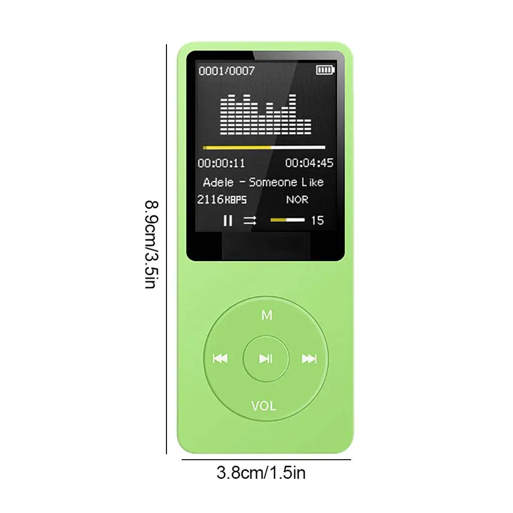 Retro MP3 Player with FM Radio | Portable Lossless Music Player