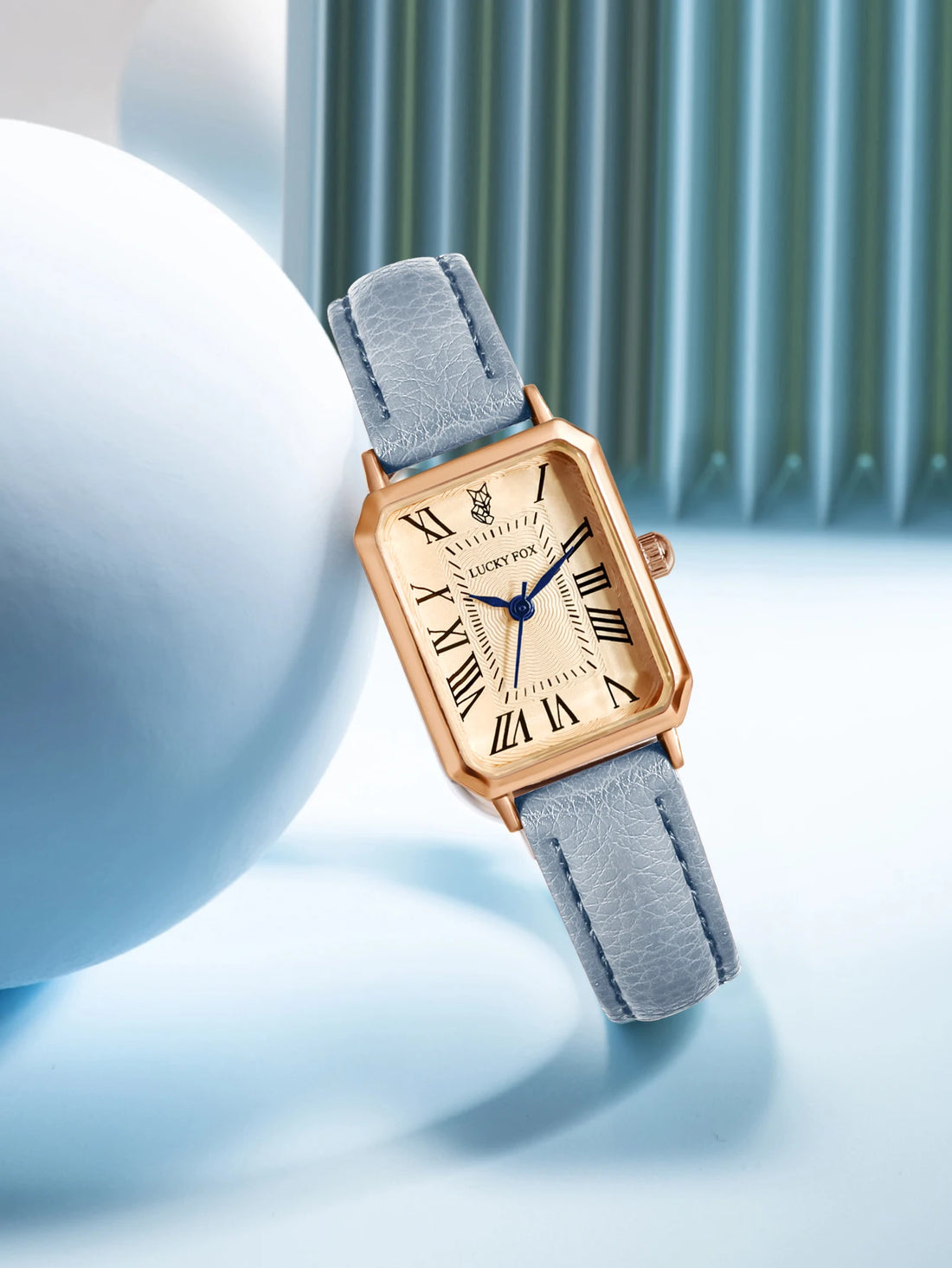 Vintage Square Leather Watch for Women – Retro Digital Quartz Wristwatch