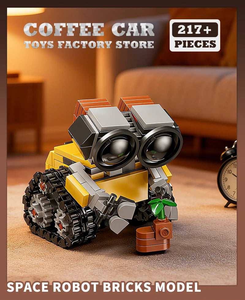 Sci-Fi Movie Robot Wall E MOC Building Blocks Dolls Space Mecha MOC Bricks Action Figure Toys Adult Children Birthday Gifts DIY
