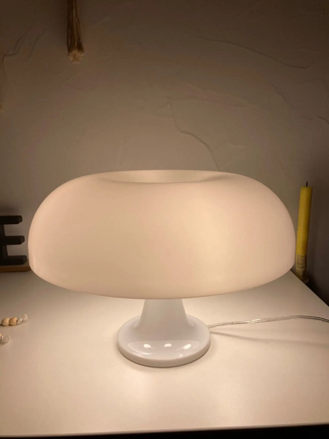 Mushroom LED Table Lamp | Retro Nordic Design – Bedside Décor Light