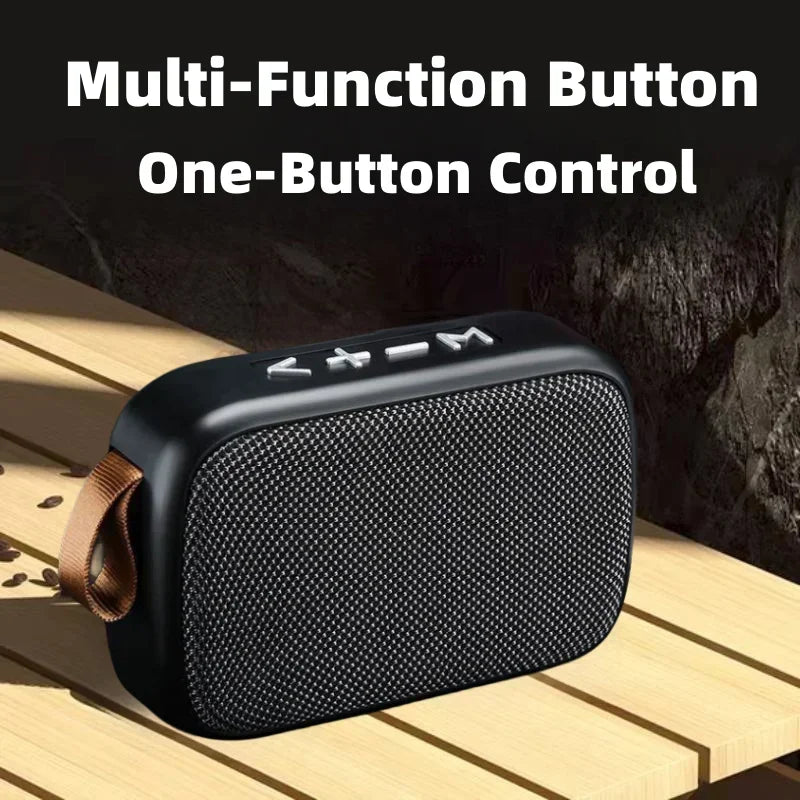 Mini Retro Bluetooth Speaker | 3D Stereo Sound – Portable Outdoor Speaker