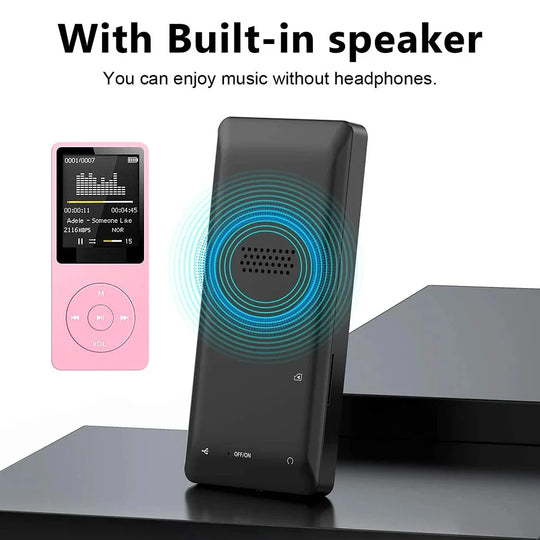 Retro MP3 Player with FM Radio | Portable Lossless Music Player