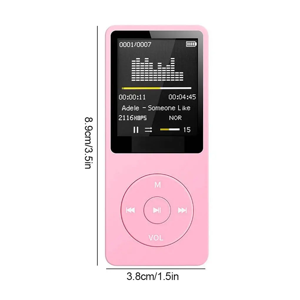 Retro MP3 Player with FM Radio | Portable Lossless Music Player