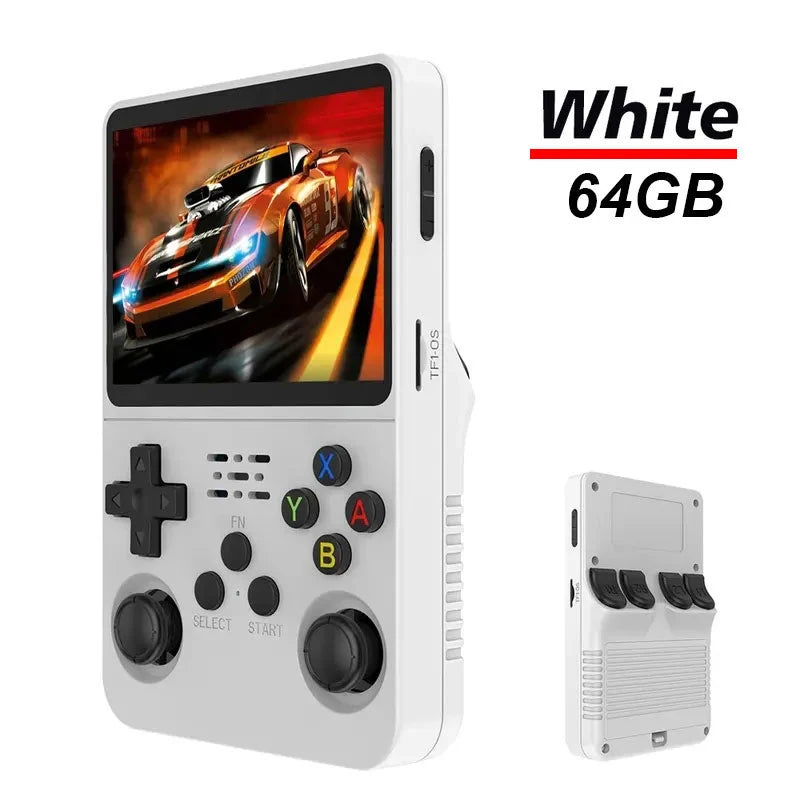 R36S Retro Game Console Arkos System 3.5" IPS Screen Portable Pocket Player 64GB 15000+128G 20000+ Games best Boy gifts