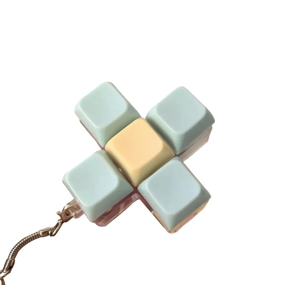 Keyboard Fidget Keychain | Portable Mechanical Click Toy