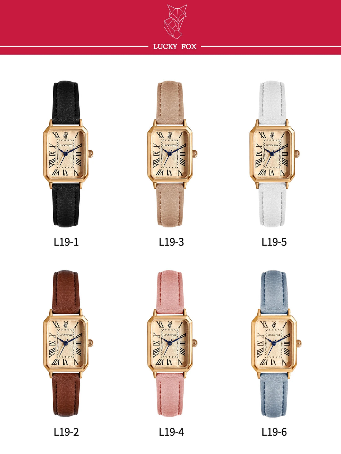Vintage Square Leather Watch for Women – Retro Digital Quartz Wristwatch