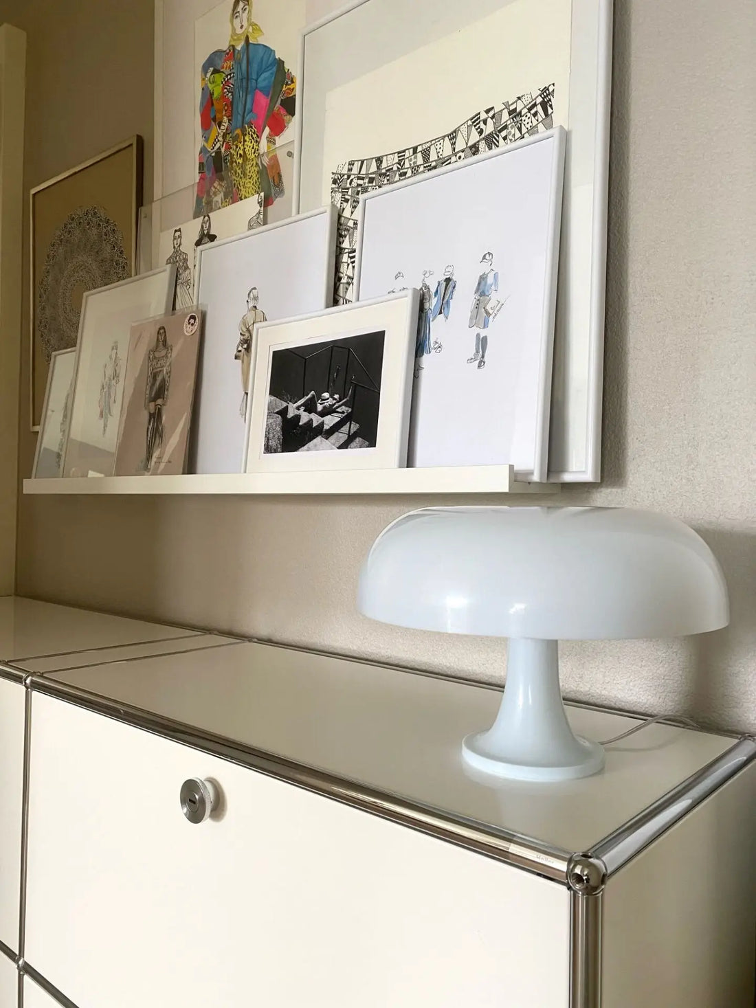 Mushroom LED Table Lamp | Retro Nordic Design – Bedside Décor Light