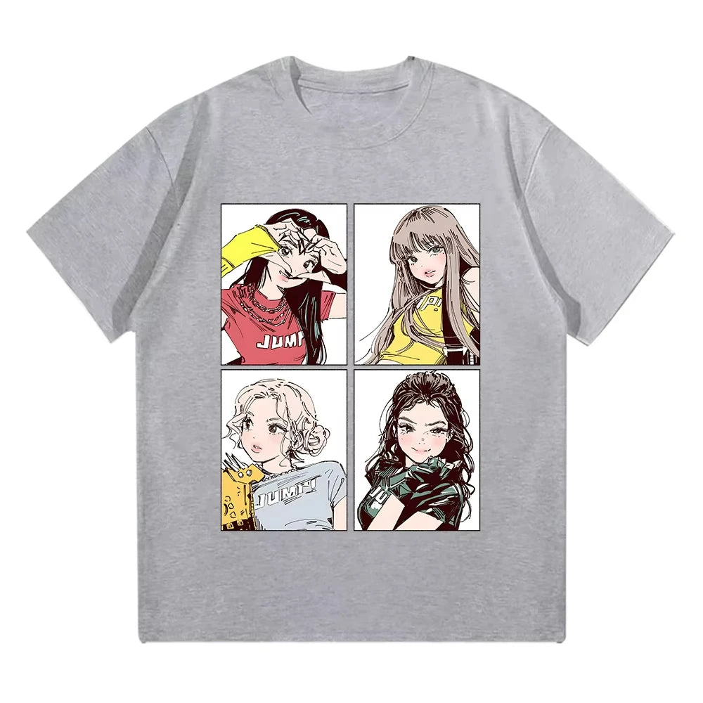 BLACKPINK Y2K Graphic Tee | Vintage Kpop Oversized T-Shirt Women