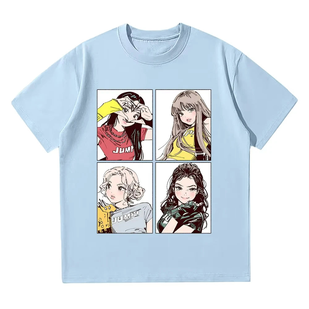 BLACKPINK Y2K Graphic Tee | Vintage Kpop Oversized T-Shirt Women