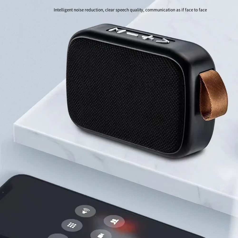 Mini Retro Bluetooth Speaker | 3D Stereo Sound – Portable Outdoor Speaker