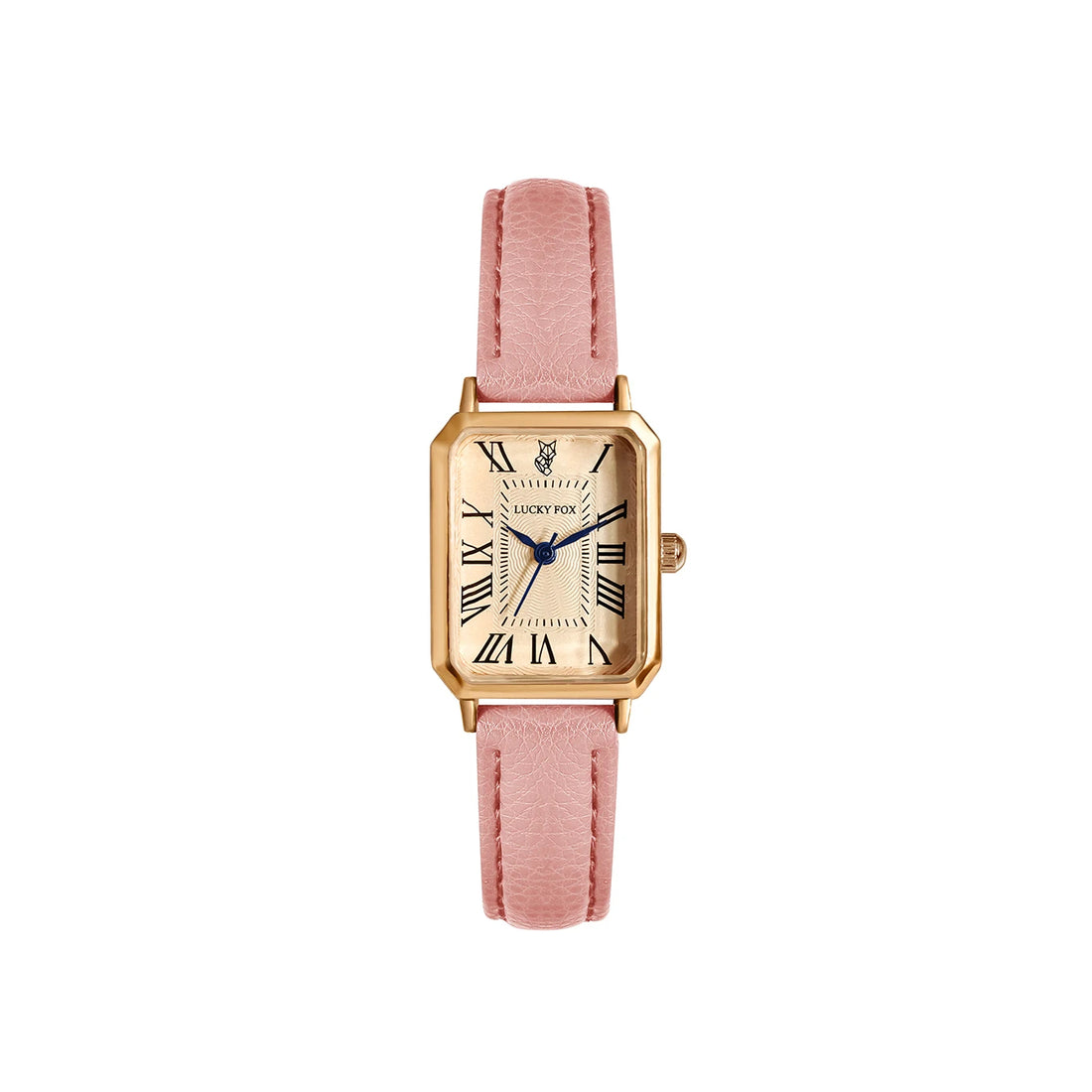 Vintage Square Leather Watch for Women – Retro Digital Quartz Wristwatch