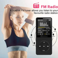 Retro MP3 Player with FM Radio | Portable Lossless Music Player